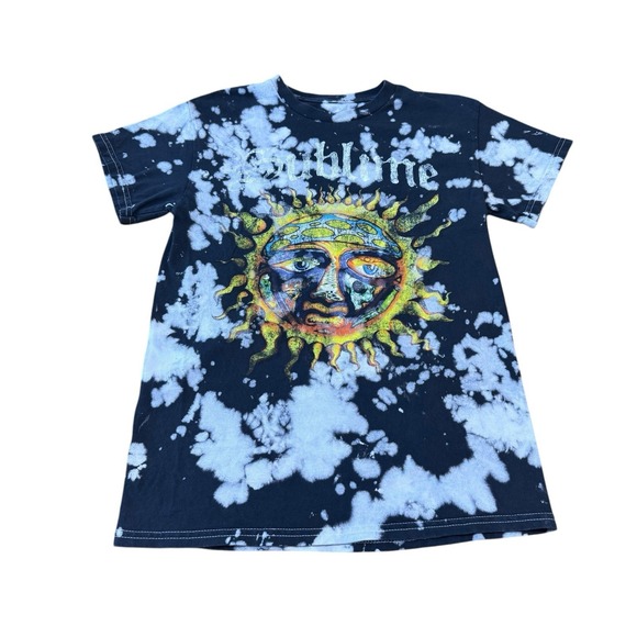 Sublime Other - Sublime Sun Face Tie Dye T Shirt Black White Graphic Tee